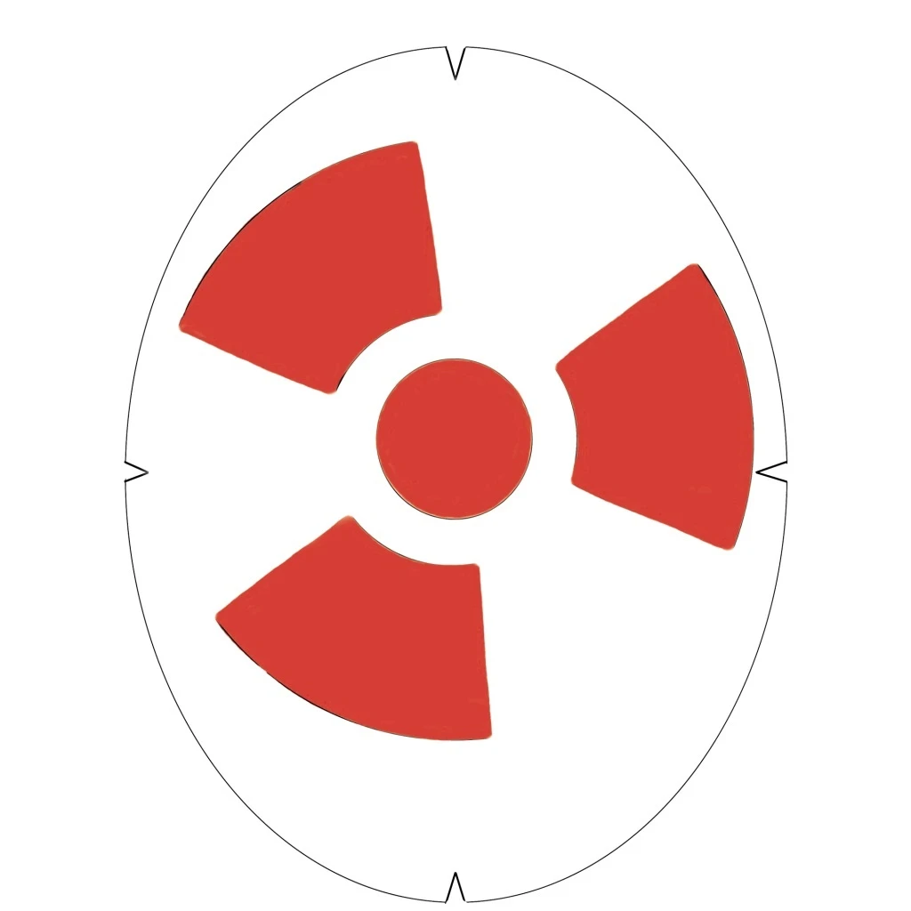 Tourna Logoschablone Tennis - Motiv Radioaktiv 1 Tourna Logoschablone Tennis - Motiv Radioaktiv