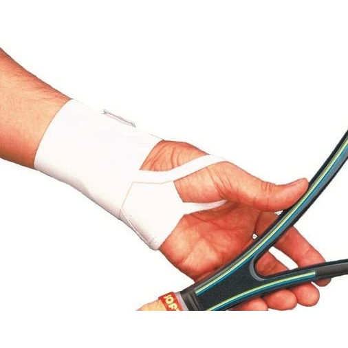 Unique Handgelenkstütze Wrist Support Mit Daumenhalterung Weiss Universalgröße 2 Unique Handgelenkstütze Wrist Support Mit Daumenhalterung Weiss Universalgröße – Bild 2