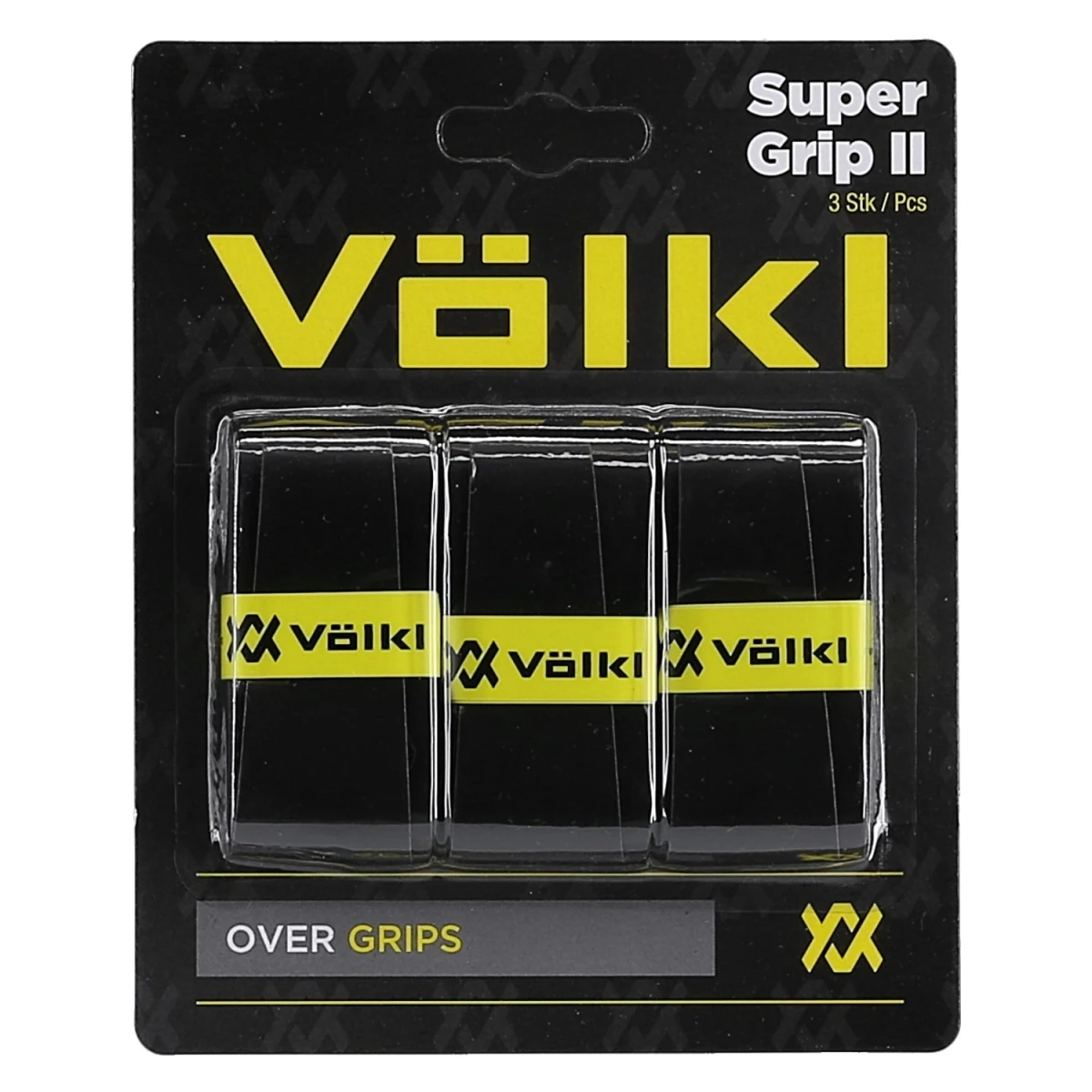 Völkl Overgrip Super Grip II Schwarz 3er 1 Völkl Overgrip Super Grip II Schwarz 3er