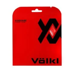 Völkl Tennissaite V-Square (Haltbarkeit+Spin) Rot 12m Set