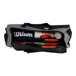 Wilson Tennistasche Clash Duffel Large Schwarz/grau -Head || Wilson || YONEX Verkäufe WILSON WR8002401001 TENNISTASCHE CLASH 1 1200x1200 1