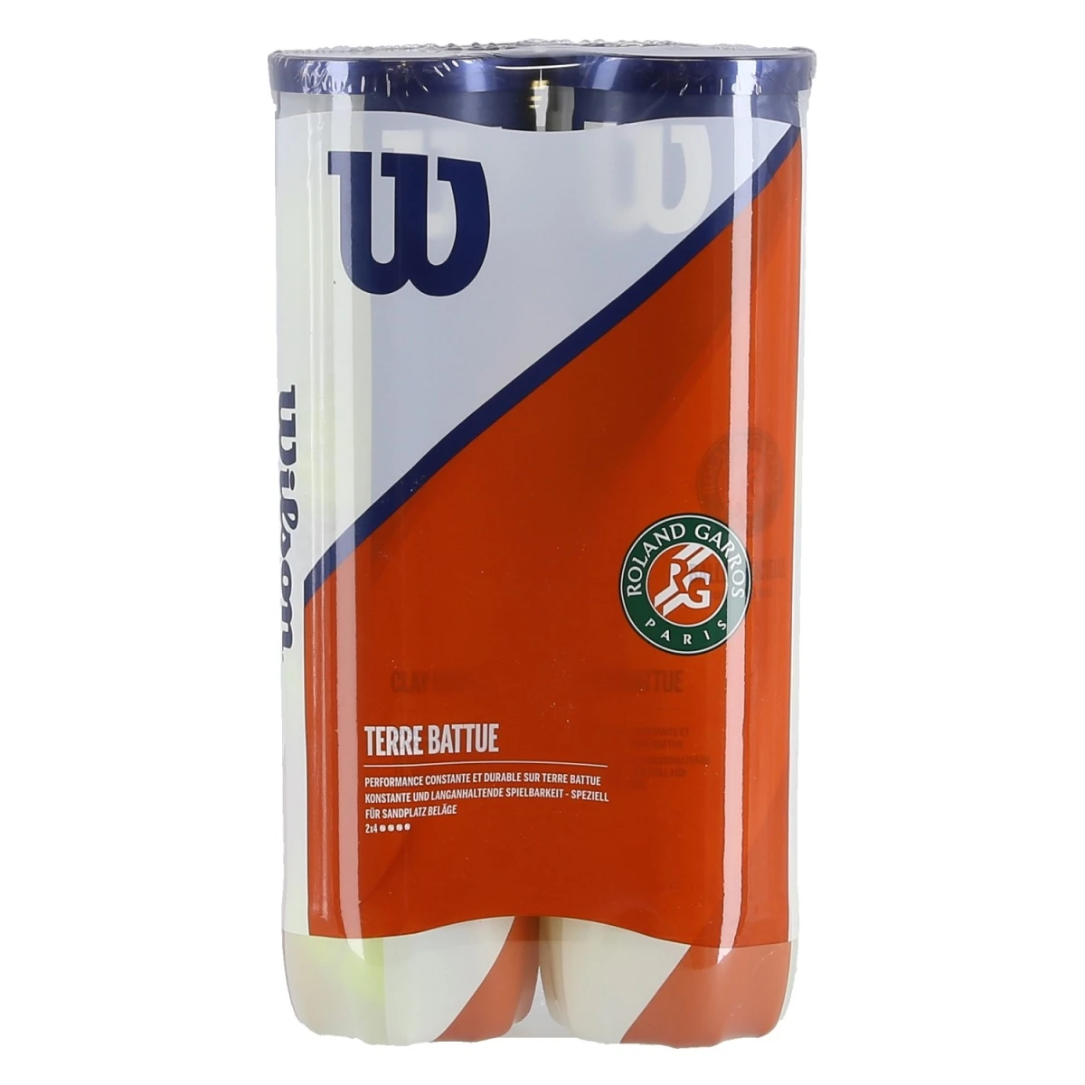 Wilson Tennisbälle Roland Garros Clay Dose 2x4er Bi-Pack 4 Wilson Tennisbälle Roland Garros Clay Dose 2x4er Bi-Pack – Bild 4