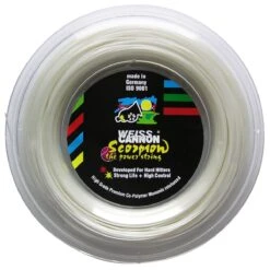 WeissCannon Tennissaite Scorpion Weiss 200m Rolle