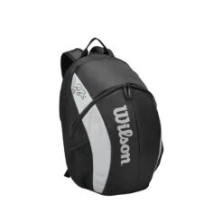 Wilson Tennis-Rucksack RF Team (Haupt+Schlägerfach 2 Schläger) Schwarz/grau -Head || Wilson || YONEX Verkäufe Wilson WR8005901 RF BACKPACK Rucksack202 1200x1200 1