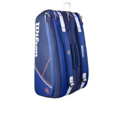 Wilson Tennis-Racketbag Super Tour Roland Garros (Schlägertasche, 3 Hauptfächer) Navyblau 15er -Head || Wilson || YONEX Verkäufe Wilson WR8018101 RG Super Tour 15 Tasche203 1200x1200 1