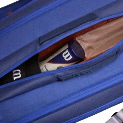 Wilson Tennis-Racketbag Super Tour Roland Garros (Schlägertasche, 3 Hauptfächer) Navyblau 15er -Head || Wilson || YONEX Verkäufe Wilson WR8018101 RG Super Tour 15 Tasche207 1200x1200 1