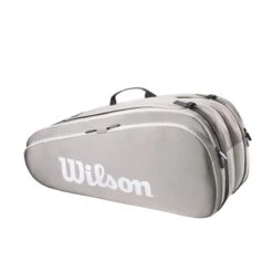 Wilson Tennis-Racketbag Tour (Schlägertasche, 2 Hauptfächer) 2023 Steingrau 12er -Head || Wilson || YONEX Verkäufe Wilson WR8022001 Tour 12PK Schlaegertasche203 1200x1200 1