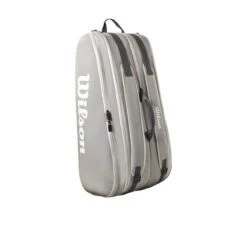 Wilson Tennis-Racketbag Tour (Schlägertasche, 2 Hauptfächer) 2023 Steingrau 12er -Head || Wilson || YONEX Verkäufe Wilson WR8022001 Tour 12PK Schlaegertasche204 1200x1200 1