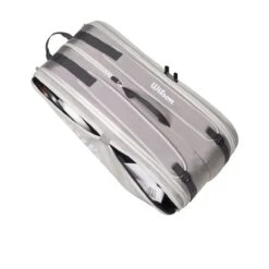 Wilson Tennis-Racketbag Tour (Schlägertasche, 2 Hauptfächer) 2023 Steingrau 12er -Head || Wilson || YONEX Verkäufe Wilson WR8022001 Tour 12PK Schlaegertasche206 1200x1200 1