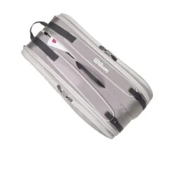Wilson Tennis-Racketbag Tour (Schlägertasche, 2 Hauptfächer) 2023 Steingrau 12er -Head || Wilson || YONEX Verkäufe Wilson WR8022001 Tour 12PK Schlaegertasche207 1200x1200 1