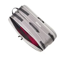 Wilson Tennis-Racketbag Tour (Schlägertasche, 2 Hauptfächer) 2023 Steingrau 12er -Head || Wilson || YONEX Verkäufe Wilson WR8022001 Tour 12PK Schlaegertasche209 1200x1200 1