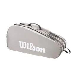 Wilson Tennis-Racketbag Tour (Schlägertasche, 2 Hauptfächer) 2023 Grau 6er -Head || Wilson || YONEX Verkäufe Wilson WR8022101 Tour 6PK Tasche202 1200x1200 1