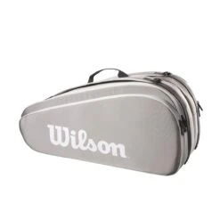 Wilson Tennis-Racketbag Tour (Schlägertasche, 2 Hauptfächer) 2023 Grau 6er