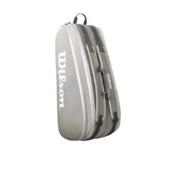 Wilson Tennis-Racketbag Tour (Schlägertasche, 2 Hauptfächer) 2023 Grau 6er -Head || Wilson || YONEX Verkäufe Wilson WR8022101 Tour 6PK Tasche204 1200x1200 1