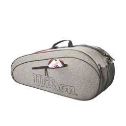 Wilson Tennis-Racketbag (Schlägertasche, 2 Hauptfächer) Team 2023 Grau 6er -Head || Wilson || YONEX Verkäufe Wilson WR8022601 Team 6PK Heather Tasche205 1200x1200 1
