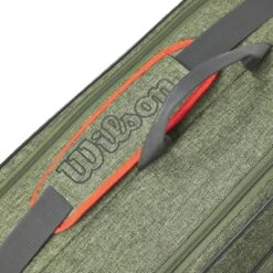 Wilson Tennis-Racketbag (Schlägertasche, 2 Hauptfächer) Team 2023 Dunkelgrün 6er -Head || Wilson || YONEX Verkäufe Wilson WR8022701 Team 6PK Heather tasche205 1200x1200 1