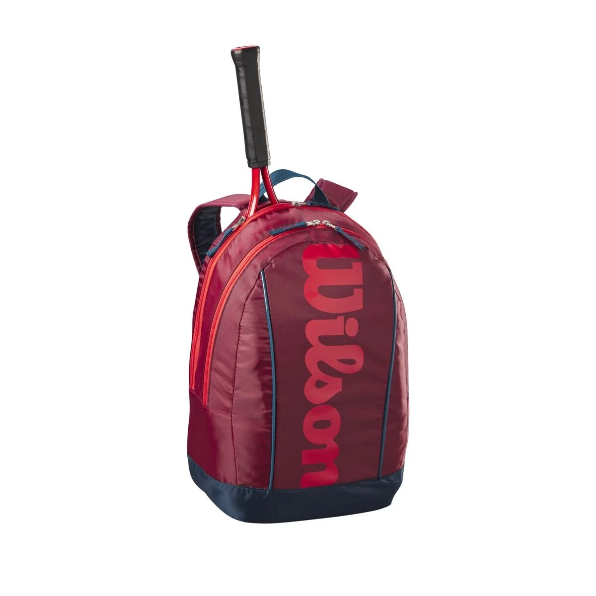 Wilson Tennis-Rucksack Junior/Kinder (Hauptfach+Schlägerfach) 2023 Rot 1 Wilson Tennis-Rucksack Junior/Kinder (Hauptfach+Schlägerfach) 2023 Rot