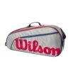 Wilson Tennis-Racketbag Kinder/Junior (Schlägertasche, 1 Hauptfach) 2023 Grau 3er