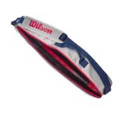Wilson Tennis-Racketbag Kinder/Junior (Schlägertasche, 1 Hauptfach) 2023 Grau 3er -Head || Wilson || YONEX Verkäufe Wilson WR8023901 3PK Tasche206 1200x1200 1