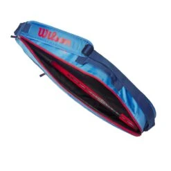 Wilson Tennis-Racketbag Kinder/Junior (Schlägertasche, 1 Hauptfach) 2023 Blau 3er -Head || Wilson || YONEX Verkäufe Wilson WR8023902 3PK Tasche205 1200x1200 1
