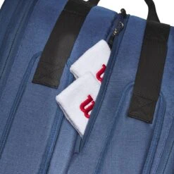 Wilson Tennis-Racketbag Ultra Tour (Schlägertasche, 2 Hauptfächer) 2023 Blau 12er -Head || Wilson || YONEX Verkäufe Wilson WR8024001 Tour Ultra 12PK Tasche206 1200x1200 1