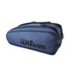 Wilson Tennis-Racketbag Tour (Schlägertasche, 2 Hauptfächer) 2023 Blau 6er