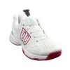 Wilson Tennisschuhe Kaos QL (Quicklace) Allcourt Weiss/rot Kinder