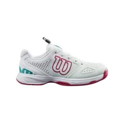 Wilson Tennisschuhe Kaos QL (Quicklace) Allcourt Weiss/rot Kinder -Head || Wilson || YONEX Verkäufe Wilson WRS327930 Kaos JR QL SoothingSea Schuh203 1200x1200 1