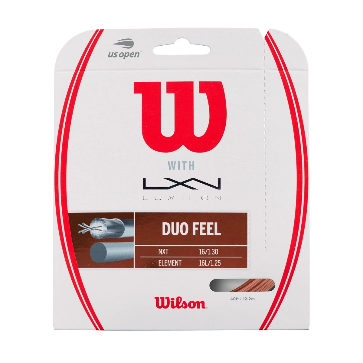Wilson Tennissaite Duo Feel (NXT + Element) Hybrid 2x6,1m 1 Wilson Tennissaite Duo Feel (NXT + Element) Hybrid 2x6,1m