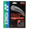 YONEX Besaitung Mit Tennissaite Poly Tour Strike (Haltbarkeit+Kontrolle) Schwarz