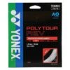 Yonex Tennissaite Poly Tour Rev (Polyester/achteckig) Weiss 12m Set