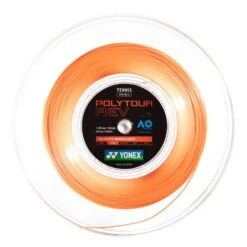 Yonex Tennissaite Poly Tour Rev (Polyester/achteckig) Orange 200m Rolle