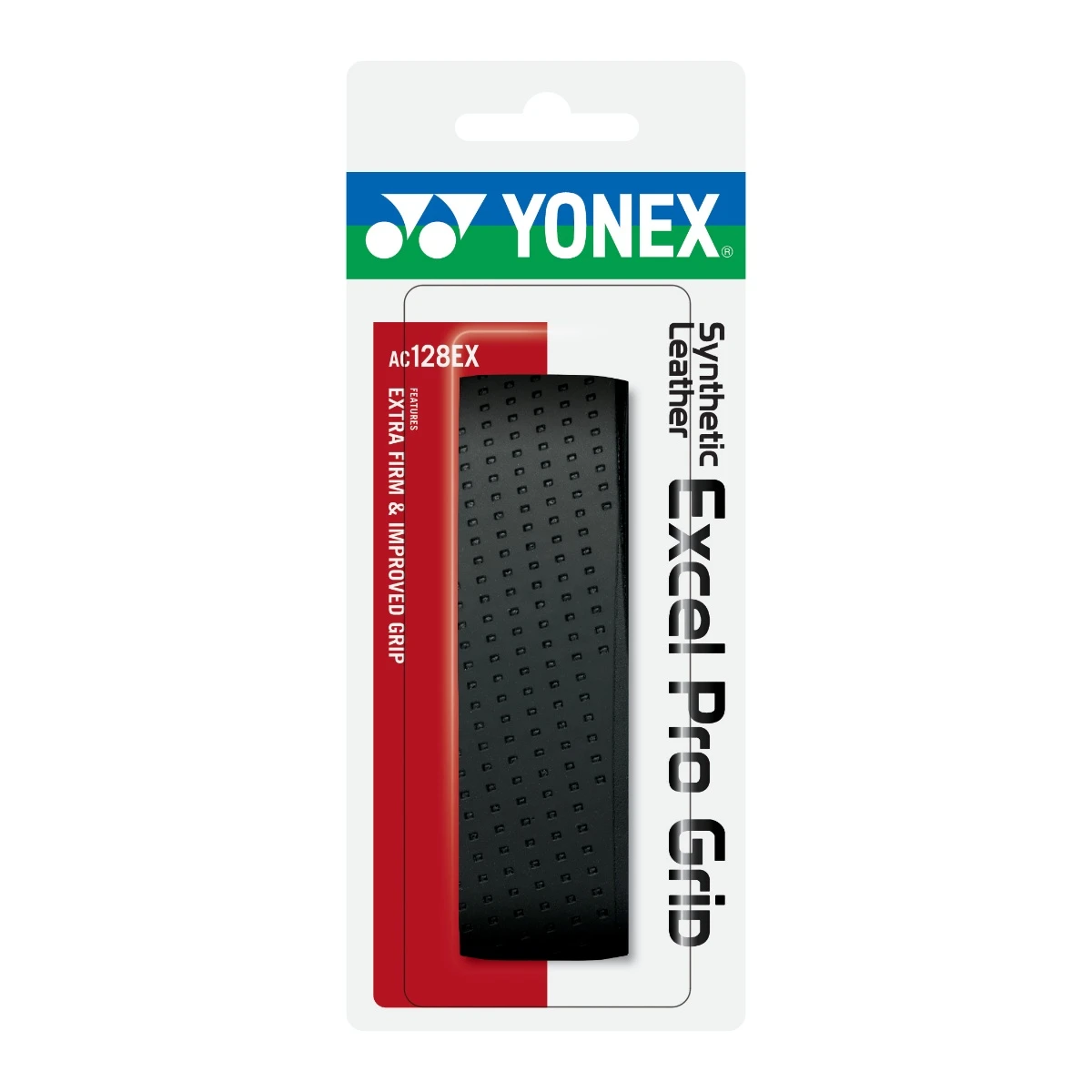 Yonex Basisband Synthetic Leather Excel Pro Grip 1.6mm Schwarz - 1 Stück 1 Yonex Basisband Synthetic Leather Excel Pro Grip 1.6mm Schwarz - 1 Stück