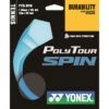 Yonex Tennissaite Poly Tour Spin (Haltbarkeit+Spin) Hellblau 12m Set
