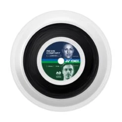 Yonex Tennissaite Rexis Comfort (Power+Komfort) Schwarz 200m Rolle