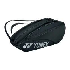 Yonex Racketbag Team Raquet 2023 (Schlägertasche, 2 Hauptfächer) Schwarz 6er
