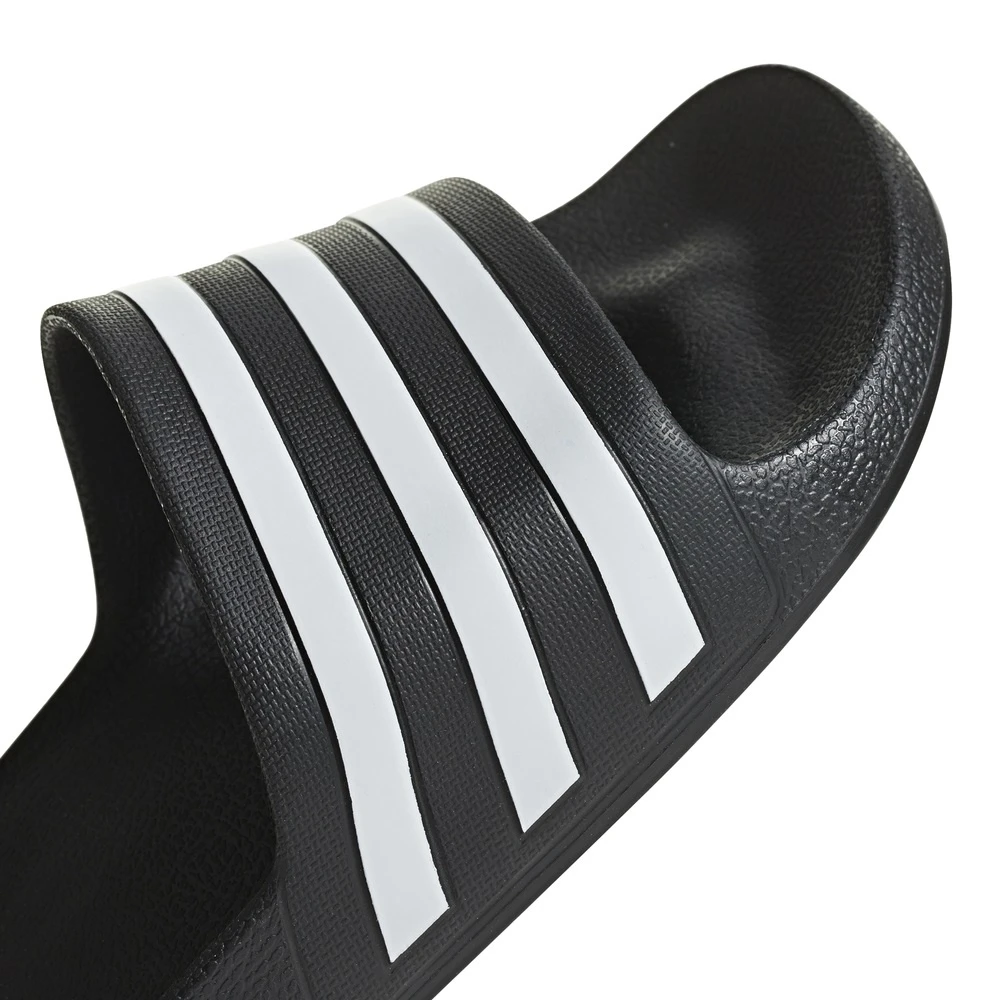 ADIDAS PERFORMANCE Adidas Badeschuhe Adilette Aqua 3-Streifen (Cloudfoam Fußbett, Vorgeformter EVA-Riemen) Schwarz/weiss - 1 Paar 3 ADIDAS PERFORMANCE Adidas Badeschuhe Adilette Aqua 3-Streifen (Cloudfoam Fußbett, Vorgeformter EVA-Riemen) Schwarz/weiss - 1 Paar – Bild 3
