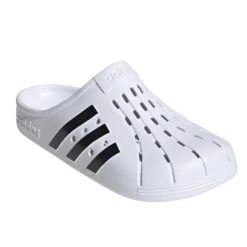 ADIDAS PERFORMANCE Adidas Badeschuhe Adilette Clog 3-Streifen Weiss/schwarz - 1 Paar