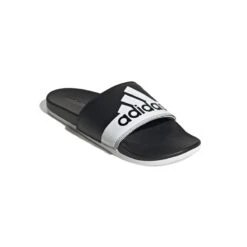 ADIDAS PERFORMANCE Adidas Badeschuhe Adilette Comfort Logo #23 Schwarz/weiss - 1 Paar