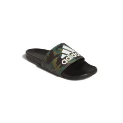 ADIDAS PERFORMANCE Adidas Adilette Comfort Camo Schwarz/grün/wess Badeschuhe Herren