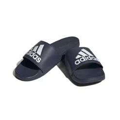 ADIDAS PERFORMANCE Adidas Badeschuhe Adilette Comfort Logo #23 Navyblau/weiss - 1 Paar