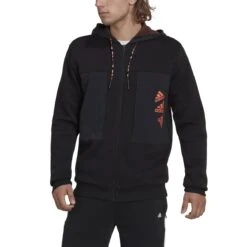 ADIDAS PERFORMANCE Aktion Noch Gültig Klicken Sie Auf Das Icon, Um Eine Erklärung Zu Erhalten. Adidas Freizeit-Kapuzenjacke Essentials BrandLove Fleece (Baumwolle) Schwarz Herren