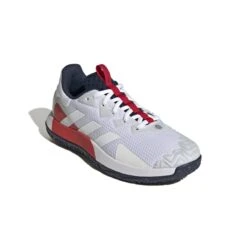 ADIDAS PERFORMANCE Adidas Tennisschuhe SoleMatch Control Omnicourt Weiss/rot Herren