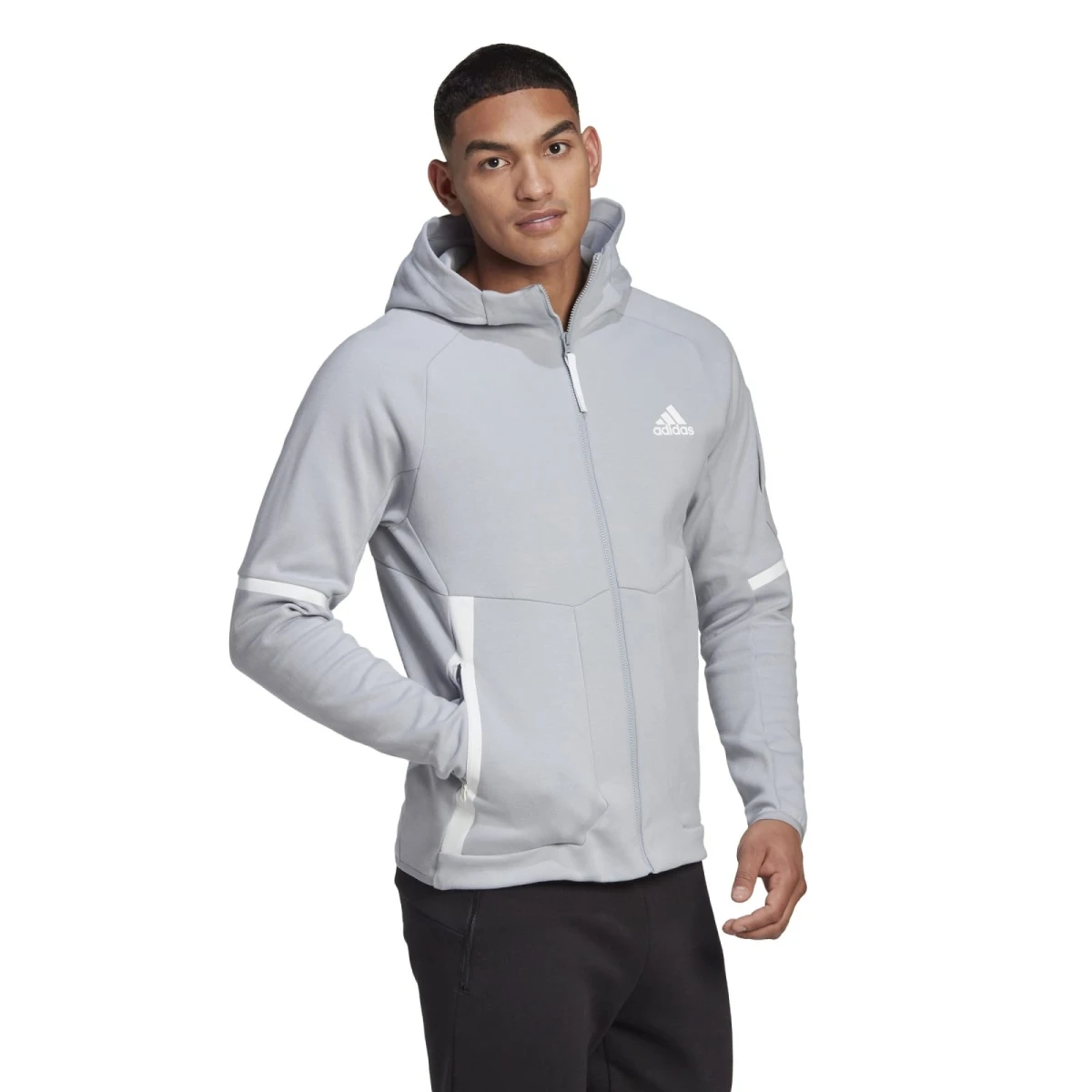 ADIDAS PERFORMANCE Aktion Noch Gültig Klicken Sie Auf Das Icon, Um Eine Erklärung Zu Erhalten. Adidas Kapuzenjacke Designed For Gameday (Baumwollmix, Schmal) Silbergrau Herren 4 ADIDAS PERFORMANCE Aktion Noch Gültig Klicken Sie Auf Das Icon, Um Eine Erklärung Zu Erhalten. Adidas Kapuzenjacke Designed For Gameday (Baumwollmix, Schmal) Silbergrau Herren – Bild 4