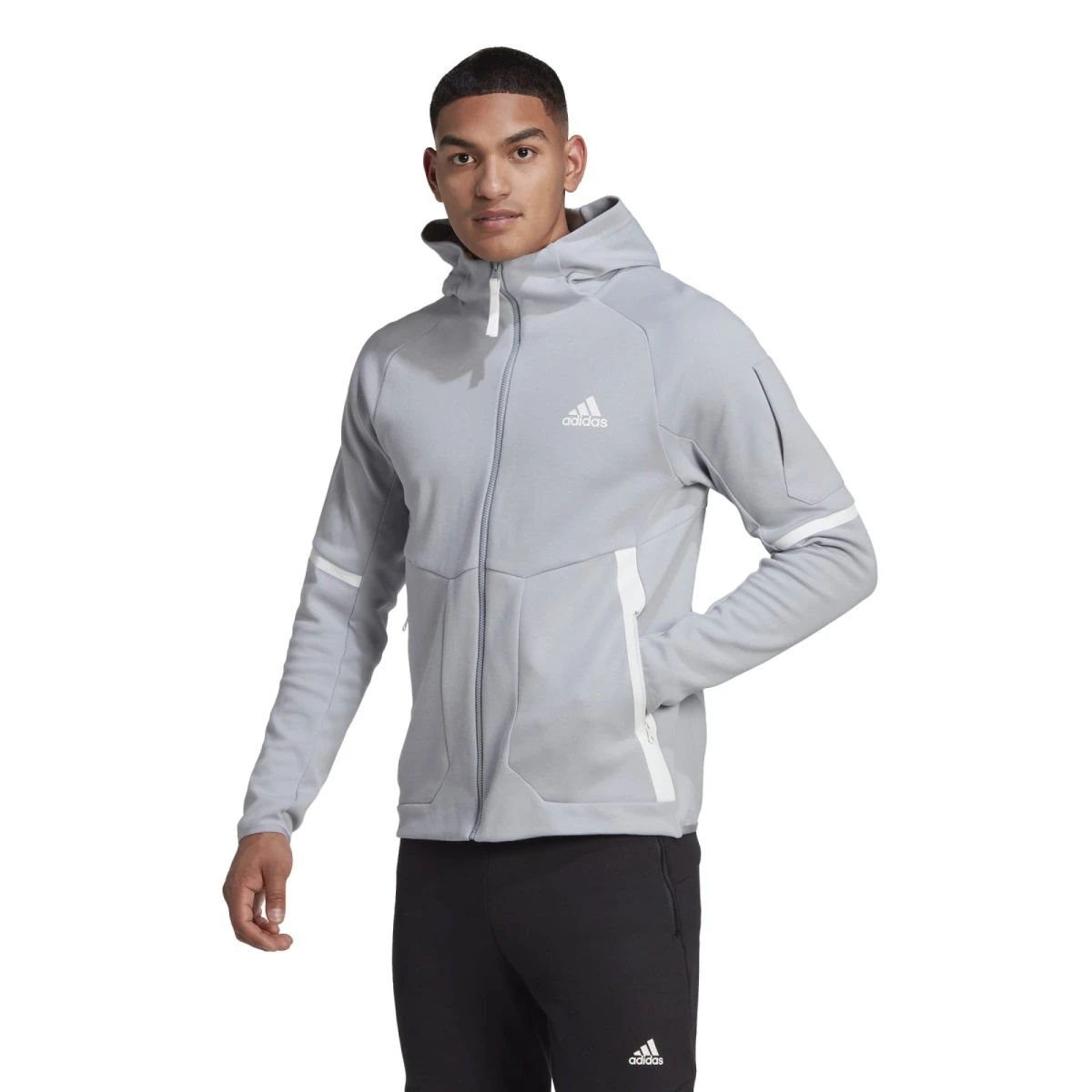 ADIDAS PERFORMANCE Aktion Noch Gültig Klicken Sie Auf Das Icon, Um Eine Erklärung Zu Erhalten. Adidas Kapuzenjacke Designed For Gameday (Baumwollmix, Schmal) Silbergrau Herren 5 ADIDAS PERFORMANCE Aktion Noch Gültig Klicken Sie Auf Das Icon, Um Eine Erklärung Zu Erhalten. Adidas Kapuzenjacke Designed For Gameday (Baumwollmix, Schmal) Silbergrau Herren – Bild 5