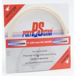 Besaitung Mit Tennissaite Polystar Energy (Haltbarkeit+Power) Natur