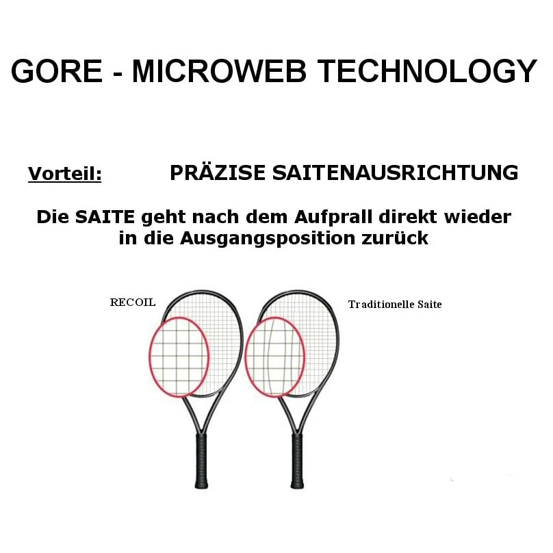 Besaitung Mit Tennissaite Prince Recoil 2 Besaitung Mit Tennissaite Prince Recoil – Bild 2
