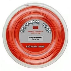 Signum Pro Tennissaite Poly Plasma (Haltbarkeit) Orange 100 Meter Rolle